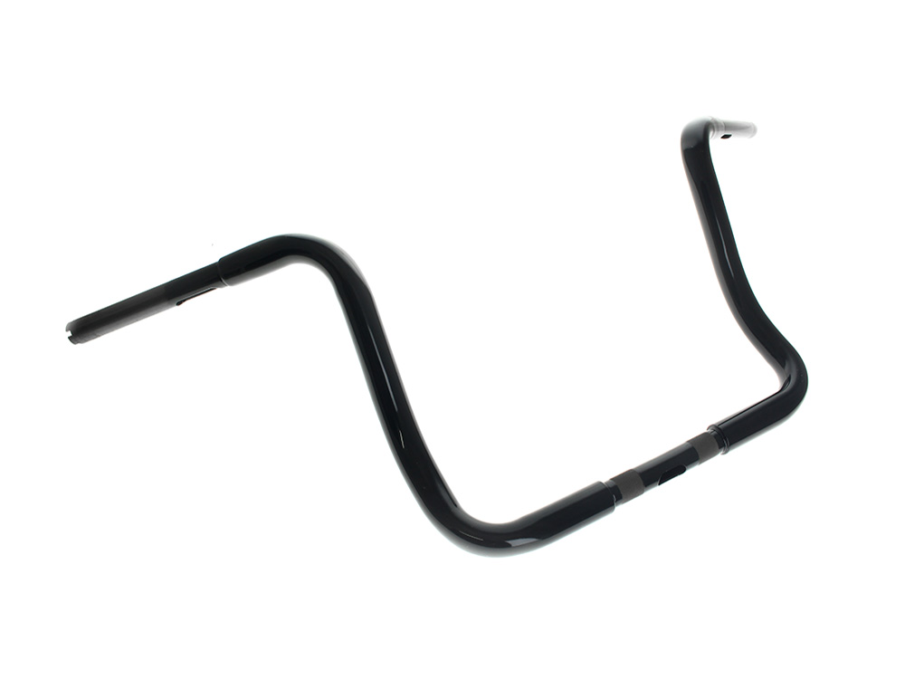 LA Choppers 12-1/2in. x 1-1/4in. Bagger Ape Handlebar – Gloss Black. Fits Ultra Models 1996-2024 and Street Glide 1996-2023