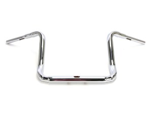 LA Choppers 12in. x 1-1/2in. Grande Traditional Ape Handlebar – Chrome. Fits Ultra Models 2014up and Street Glide 2014-2023 LA Choppers 12in. x 1-1/2in. Grande Traditional Ape Handlebar – Chrome. Fits Ultra Models 2014up and Street Glide 2014-2023