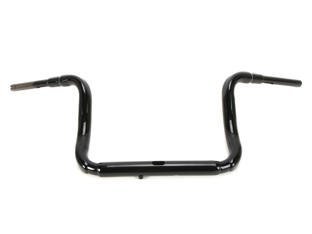 LA Choppers 12in. x 1-1/2in. Grande Traditional Ape Handlebar – Gloss Black. Fits Ultra Models 2014up and Street Glide 2014-2023