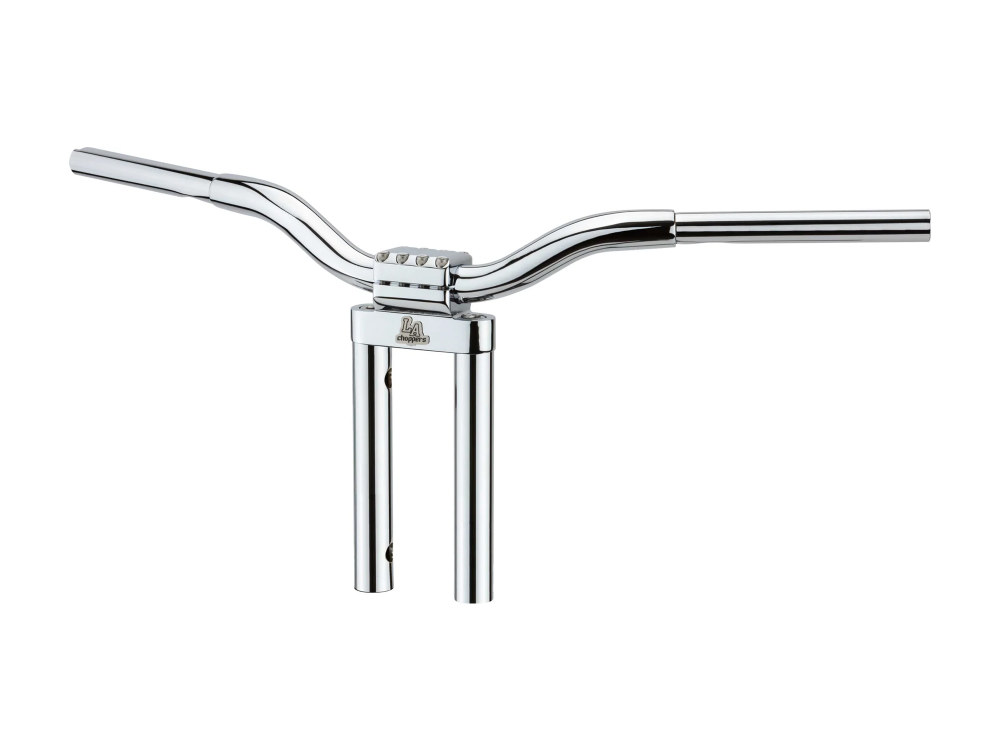 LA Choppers 12in. x 1-1/4in. Straight Kage Fighter Handlebar – Chrome.