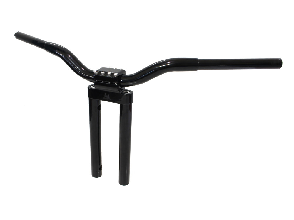 LA Choppers 14in. x 1-1/4in. Straight Kage Fighter Handlebar – Gloss Black.