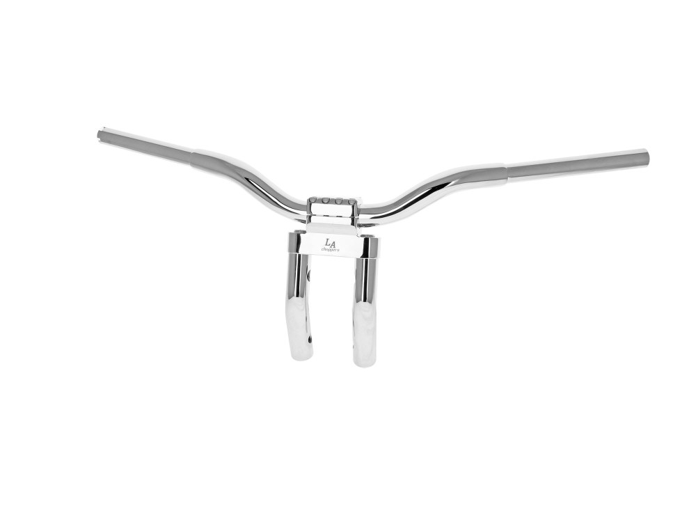 LA Choppers 9in. x 1-1/4in. Pullback Kage Fighter Handlebar – Chrome.