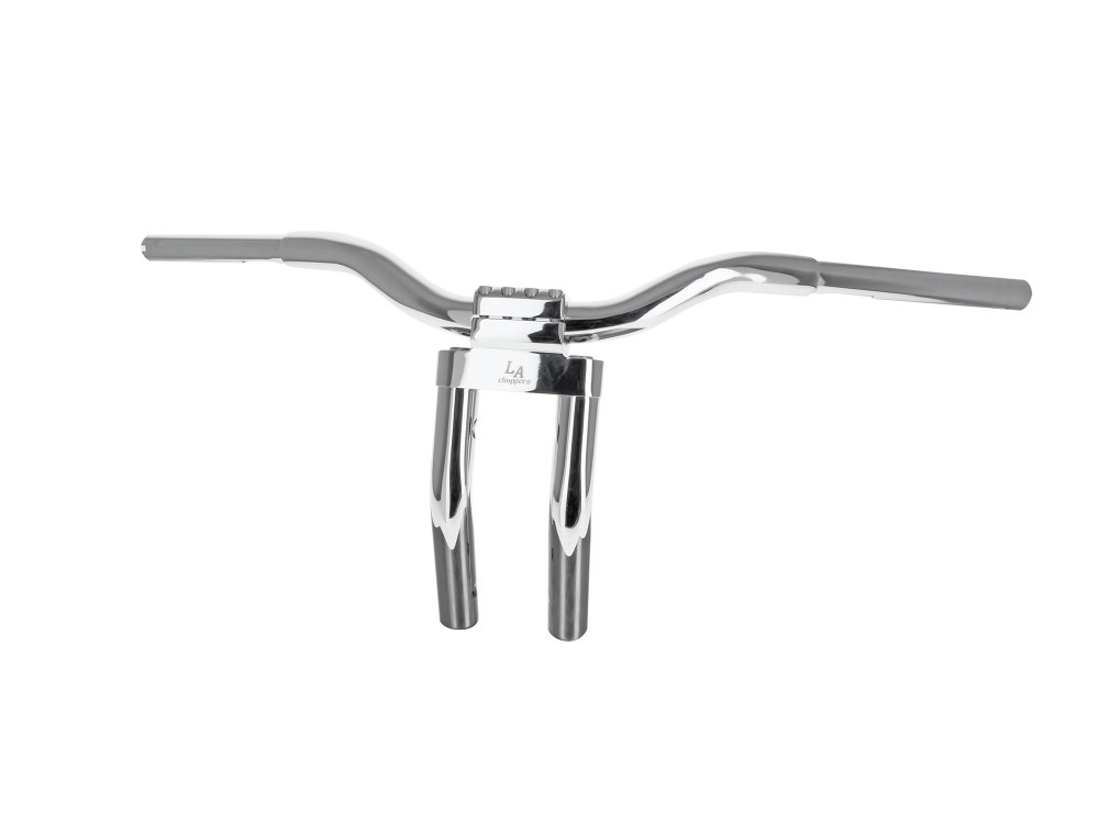 LA Choppers 11in. x 1-1/4in. Pullback Kage Fighter Handlebar – Chrome.