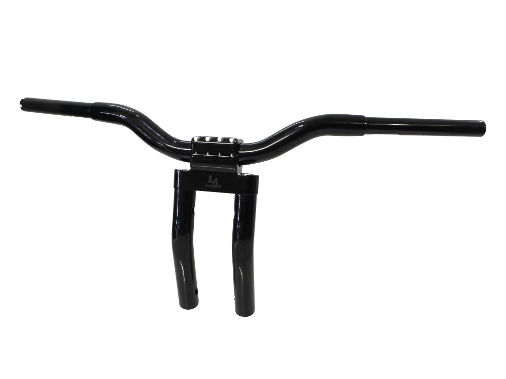 LA Choppers 11in. x 1-1/4in. Pullback Kage Fighter Handlebar – Gloss Black.