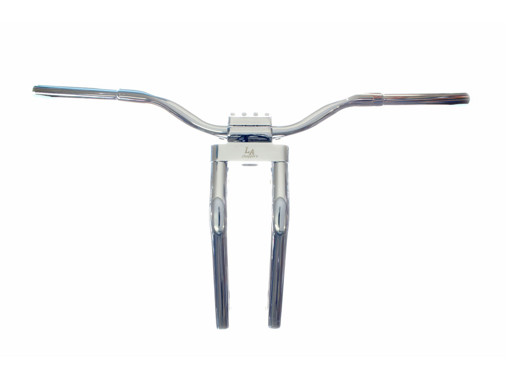 LA Choppers 13in. x 1-1/4in. Pullback Kage Fighter Handlebar – Chrome.