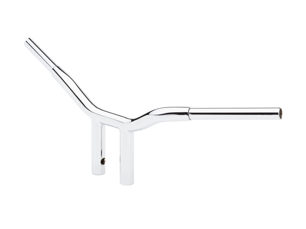 LA Choppers 8in. x 1-1/4in. Straight One Piece Kage Fighter Handlebar – Chrome.
