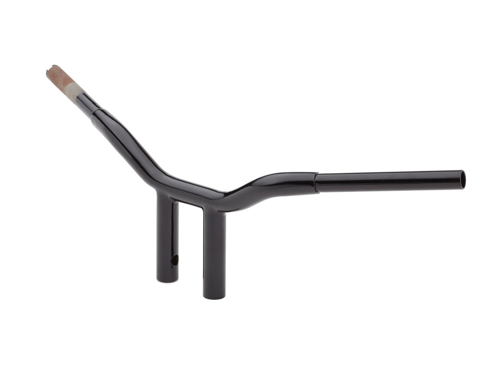 LA Choppers 8in. x 1-1/4in. Straight One Piece Kage Fighter Handlebar – Gloss Black.