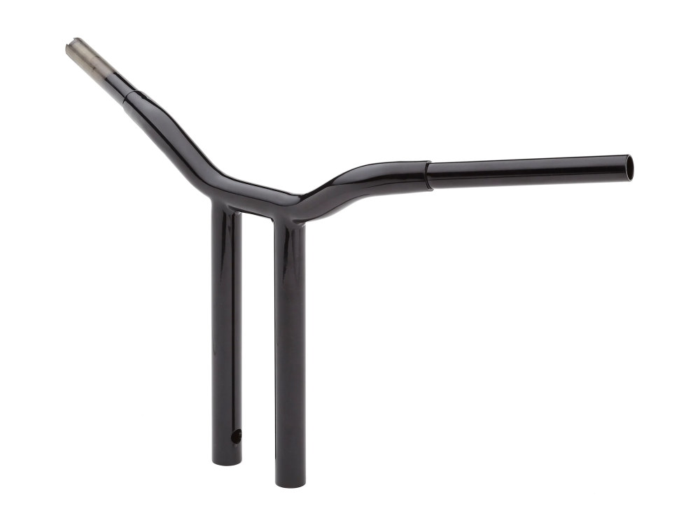 LA Choppers 14in. x 1-1/4in. Straight One Piece Kage Fighter Handlebar – Gloss Black.