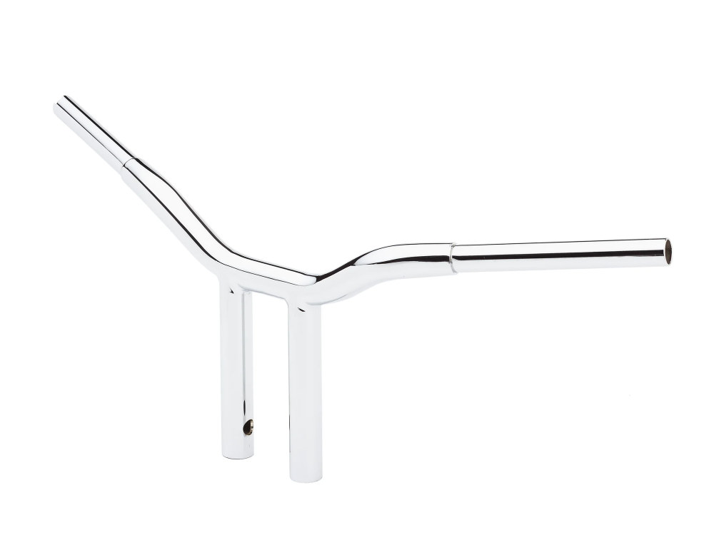LA Choppers 10in. x 1-1/4in. Straight One Piece Kage Fighter Handlebar – Chrome.
