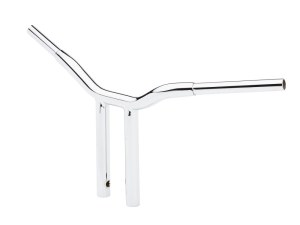 LA Choppers 12in. x 1-1/4in. Straight One Piece Kage Fighter Handlebar – Chrome. LA Choppers 12in. x 1-1/4in. Straight One Piece Kage Fighter Handlebar – Chrome.