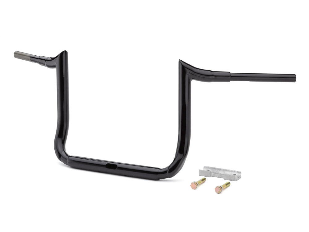 LA Choppers 12in. x 1-1/2in. Grande Prime Ape Handlebar – Gloss Black. Fits Ultra Models 2014up and Street Glide 2014-2023