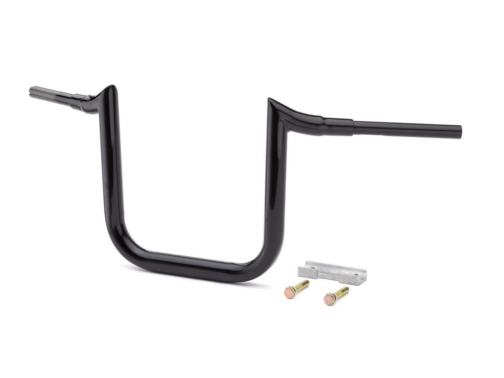LA Choppers 14in. x 1-1/2in. Grande Prime Ape Handlebar – Gloss Black. Fits Road Glide 2015-2023 & Road King Special 2017up