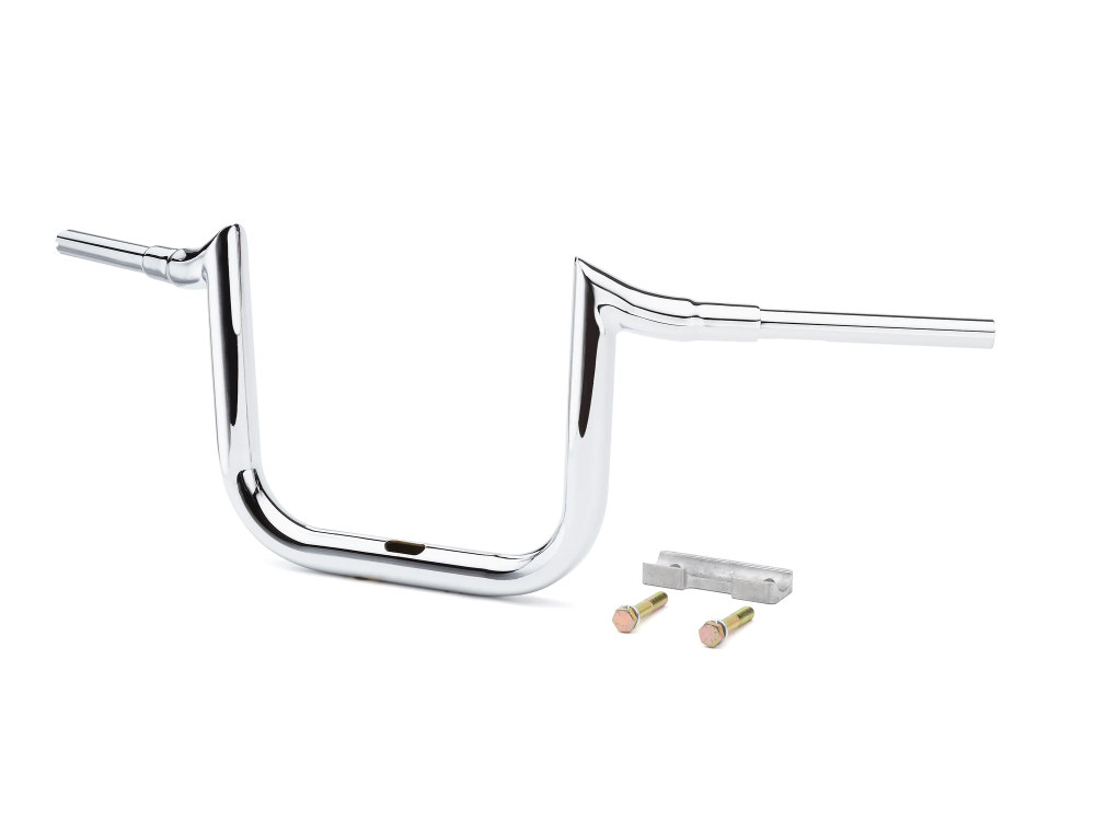 LA Choppers 10in. x 1-1/2in. Grande Prime Ape Handlebar – Chrome. Fits Road Glide 2015-2023 & Road King Special 2017up