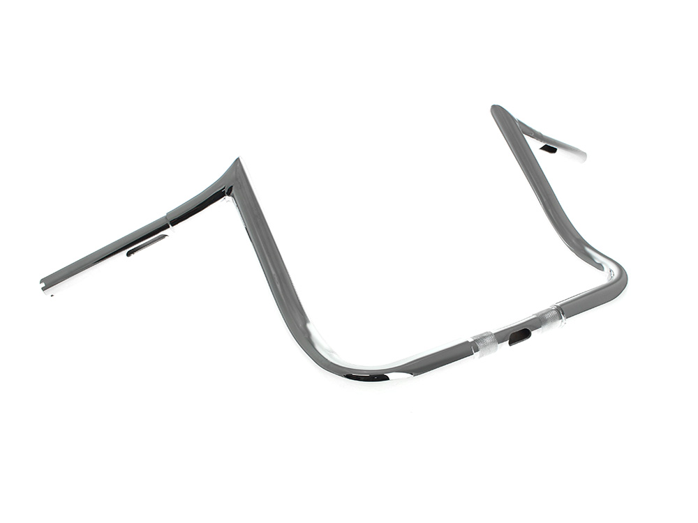 LA Choppers 13in. x 1-1/4in. Prime Ape Hooked Handlebar – Chrome. Fits Ultra Models 1996-2024 and Street Glide 1996-2023