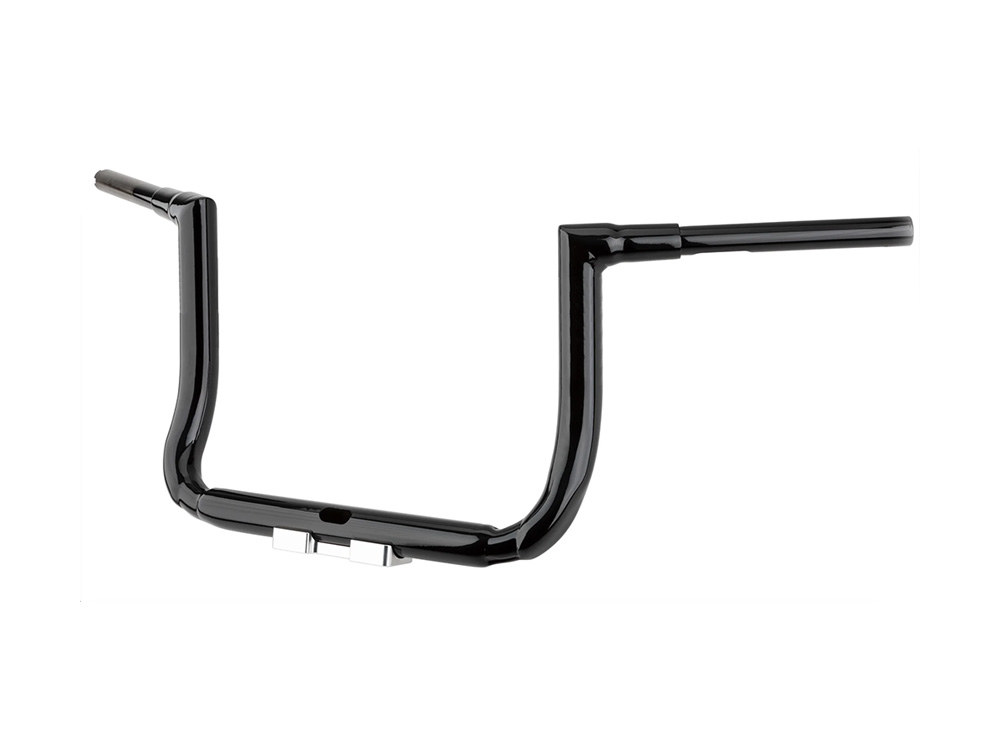 LA Choppers 14in. x 1-1/2in. Grande Twin Peaks Handlebar – Gloss Black. Fits Ultra Models 2014up and Street Glide 2014-2023