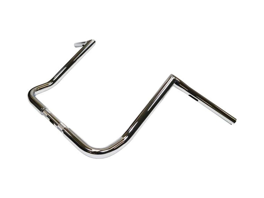 LA Choppers 14in. x 1-1/4in. Twin Peaks Handlebar – Chrome. Fits Ultra Models 1996-2024 and Street Glide 1996-2023