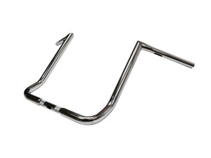 LA Choppers 16in. x 1-1/4in. Twin Peaks Handlebar – Chrome. Fits Ultra Models 1996-2024 and Street Glide 1996-2023 LA Choppers 16in. x 1-1/4in. Twin Peaks Handlebar – Chrome. Fits Ultra Models 1996-2024 and Street Glide 1996-2023