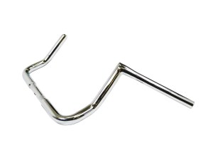LA Choppers 10in. x 1-1/4in. Twin Peaks Handlebar – Chrome. Fits Ultra Models 1996-2024 and Street Glide 1996-2023 LA Choppers 10in. x 1-1/4in. Twin Peaks Handlebar – Chrome. Fits Ultra Models 1996-2024 and Street Glide 1996-2023