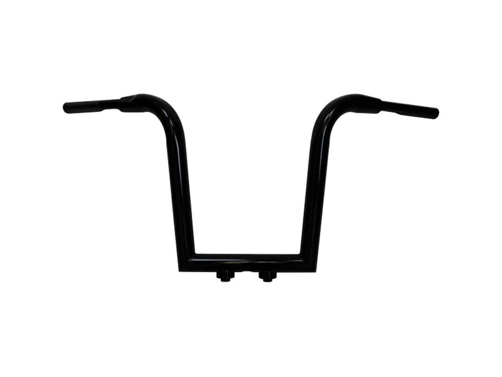 LA Choppers 13in. x 1-1/2in. Miter Cut Tree Hugger Handlebar – Gloss Black.