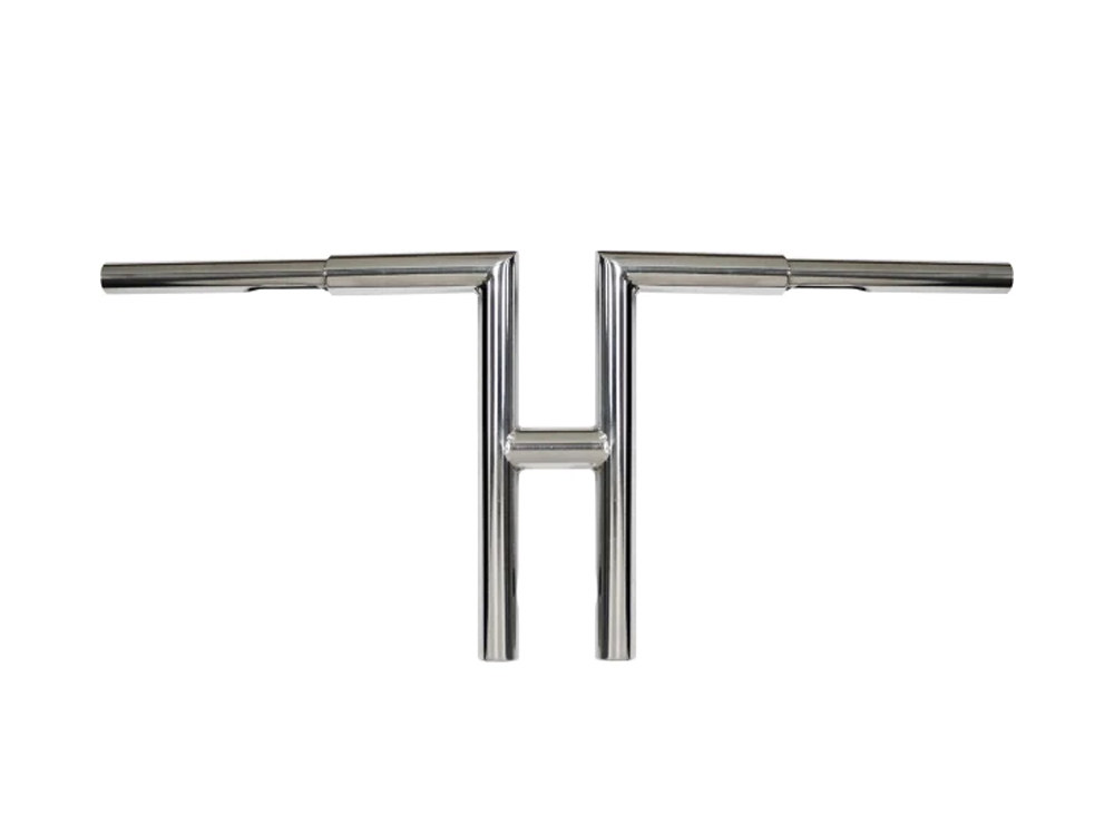 LA Choppers 12in. x 1-1/4in. Miter T-Bar Handlebar – Chrome.