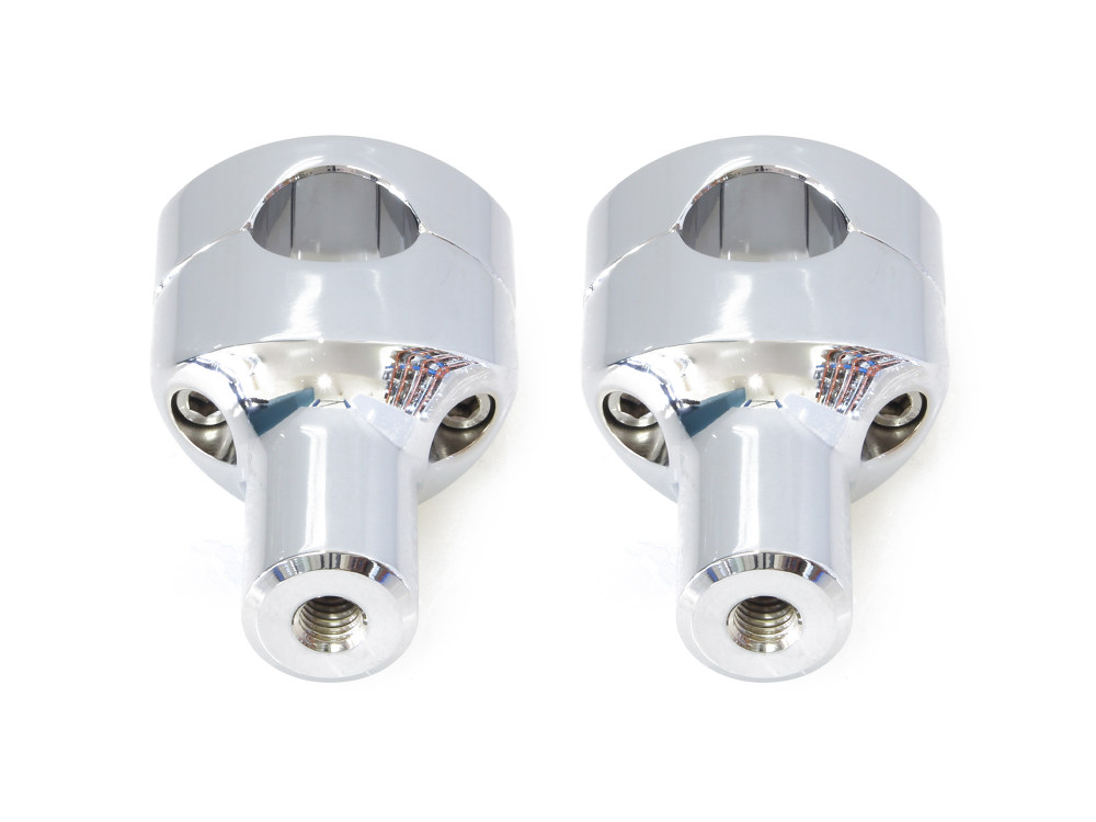 LA Choppers 3in. Straight Two Piece Riser Kit – Chrome. Fits 1-1/4in. Handlebar
