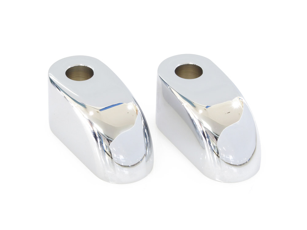LA Choppers 1in. Pullback Riser Extensions – Chrome.