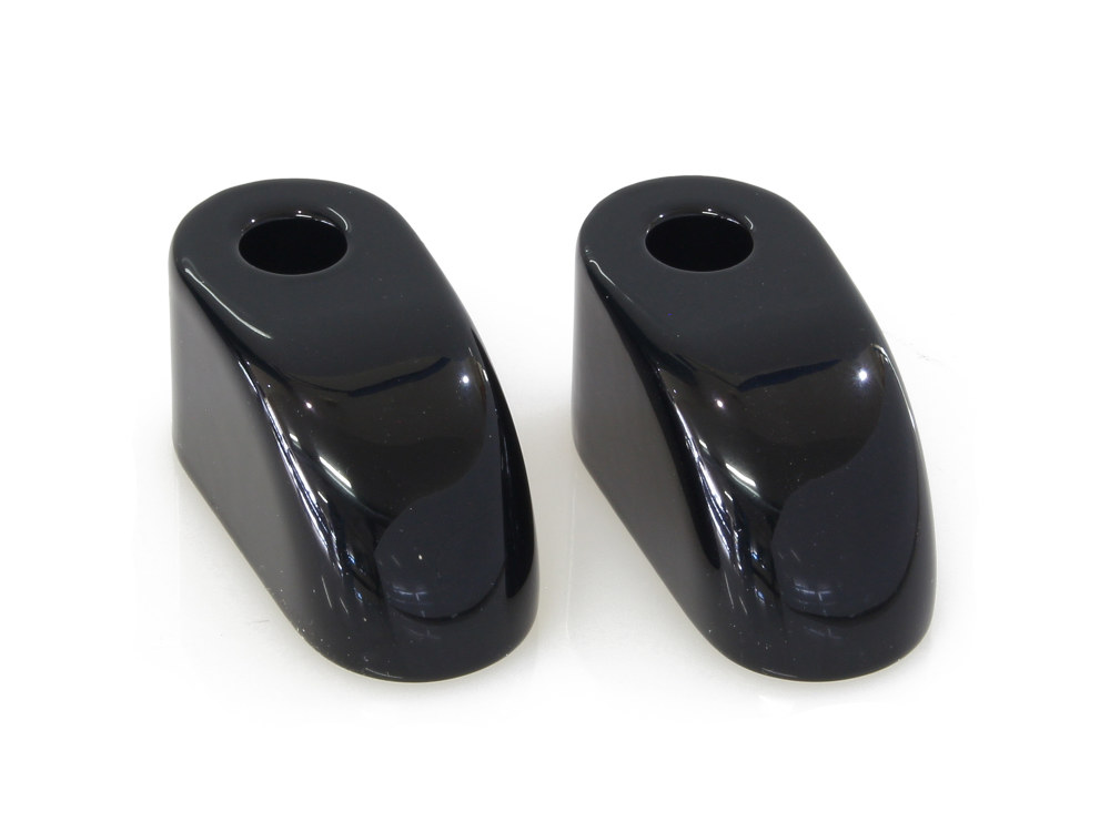 LA Choppers 1in. Pullback Riser Extensions – Gloss Black.