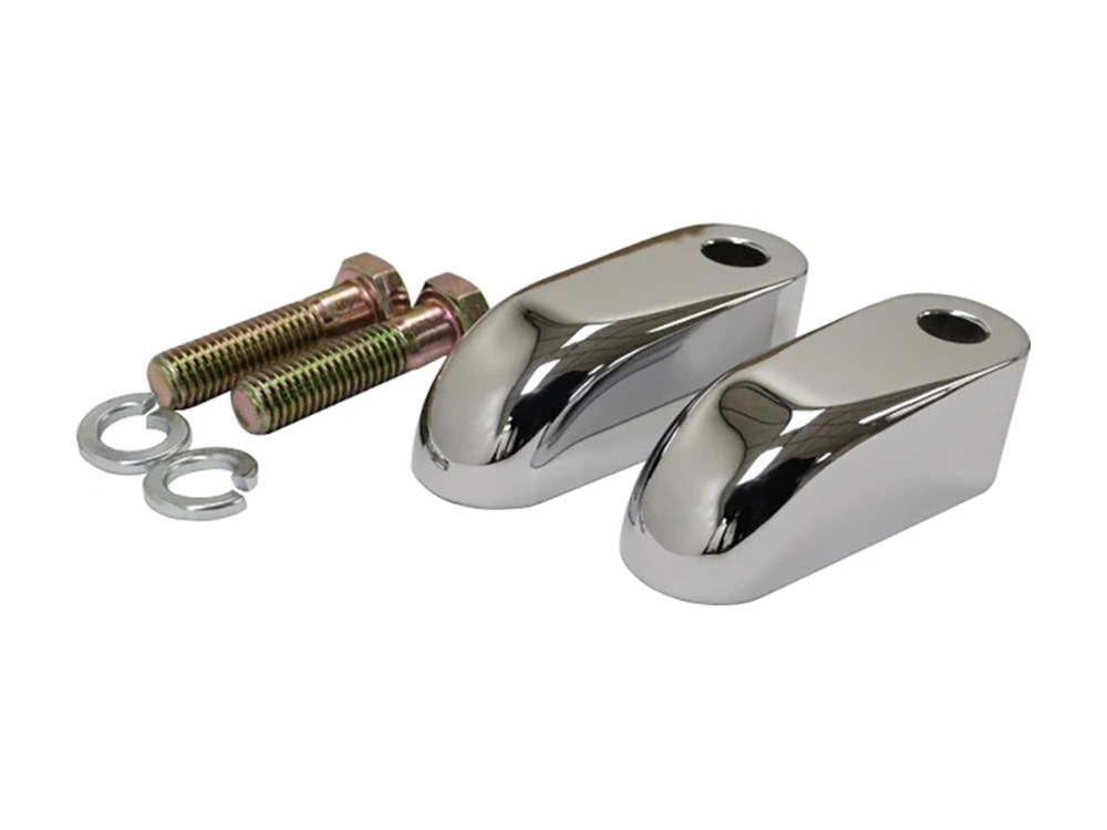 LA Choppers 2in. Pullback Riser Extensions – Chrome.