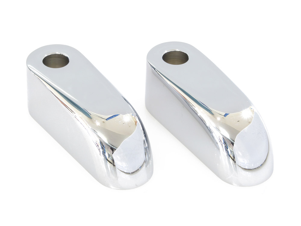 LA Choppers 2in. Pullback Riser Extensions – Chrome.