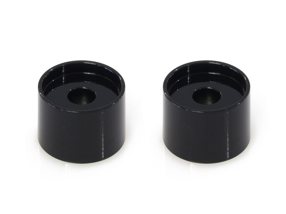 LA Choppers 1in. Tall x 1.5in. Thick Riser Spacers – Gloss Black.