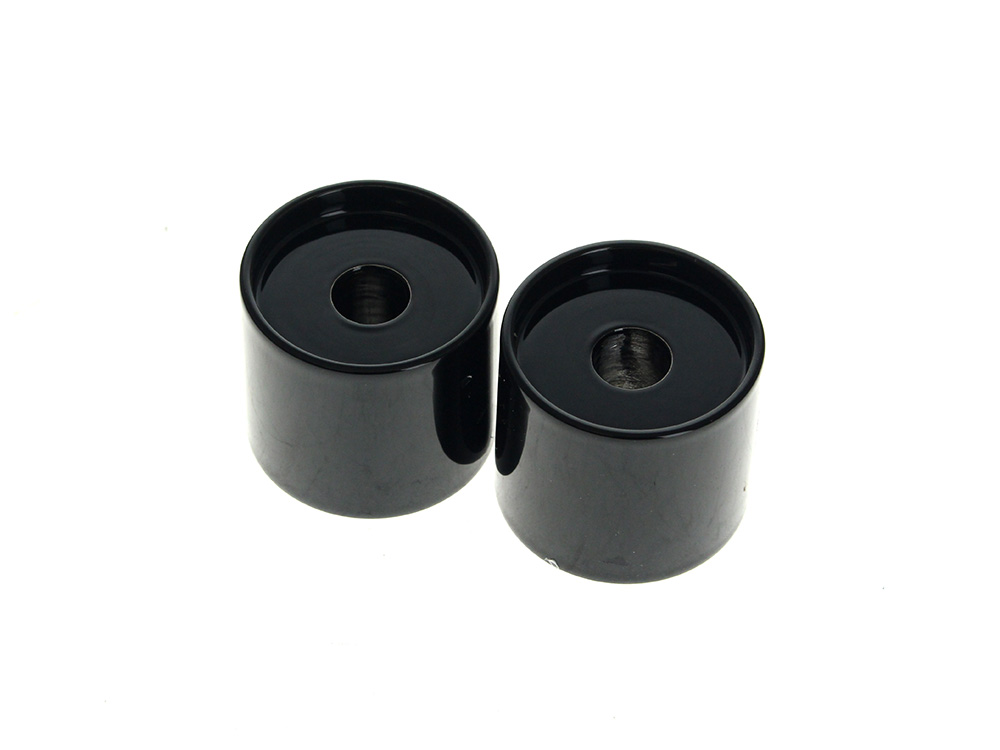 LA Choppers 1.5in. Tall x 1.75in. Thick Riser Spacers – Gloss Black.