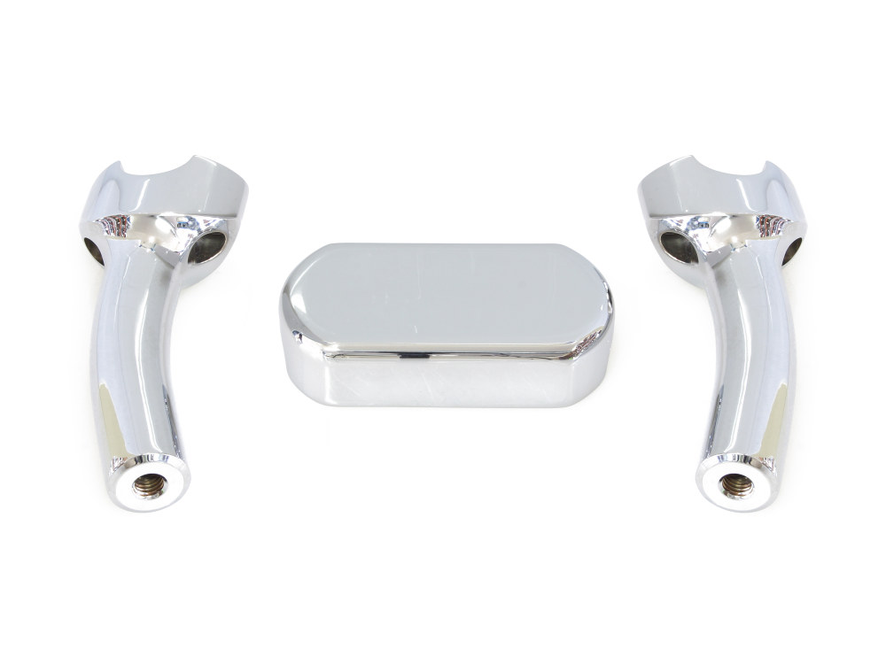 LA Choppers 5.5in. Pullback One Piece Riser Kit – Chrome. Fits 1-1/4in. Handlebar