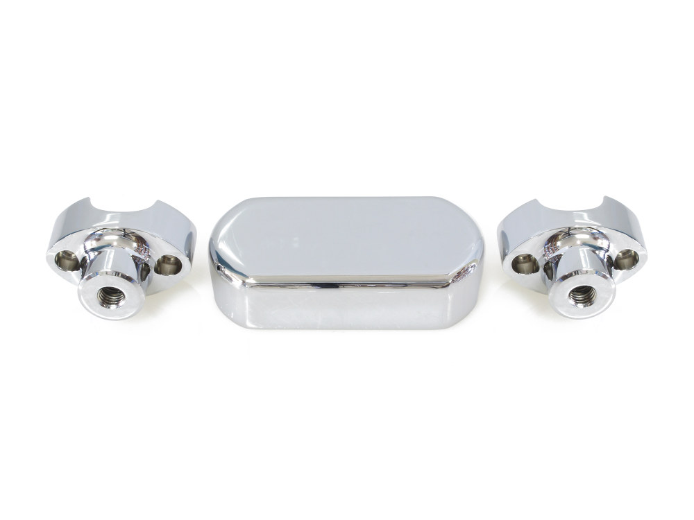 LA Choppers 1-1/2in. Straight One Piece Riser Kit – Chrome. Fits 1-1/4in. Handlebar