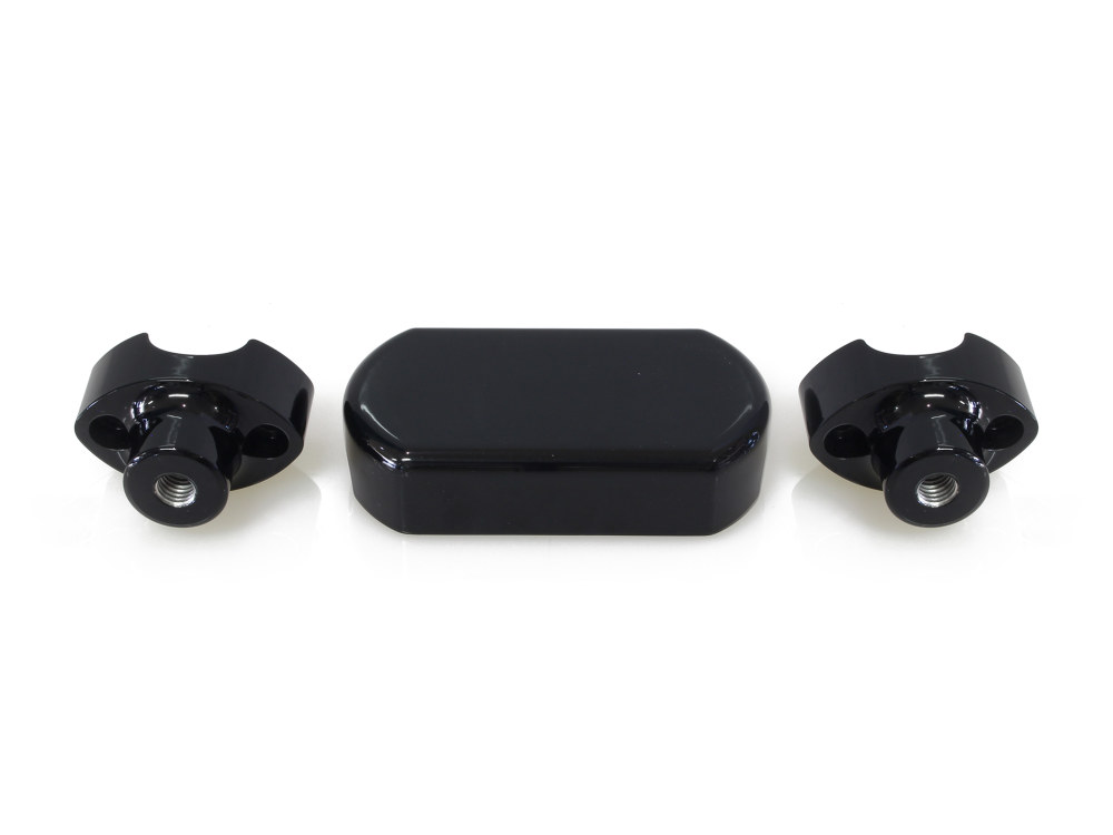 LA Choppers 1-1/2in. Straight One Piece Riser Kit – Gloss Black. Fits 1-1/4in. Handlebar