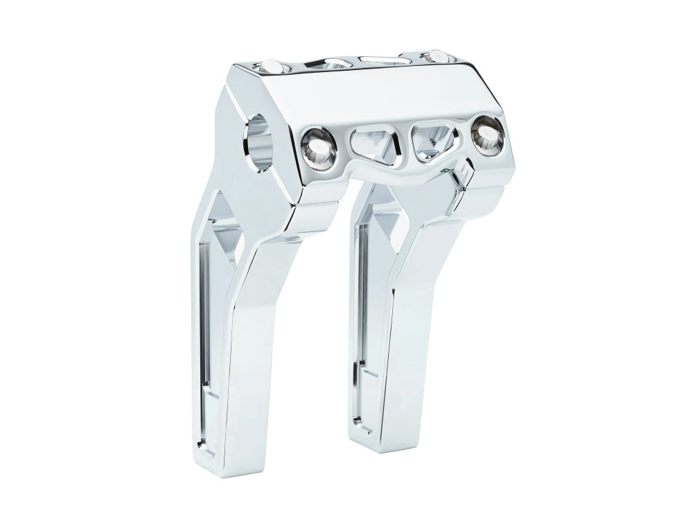 LA Choppers 6in. Pullback Performance Risers – Chrome. Fits 1-1/4in. Handlebar