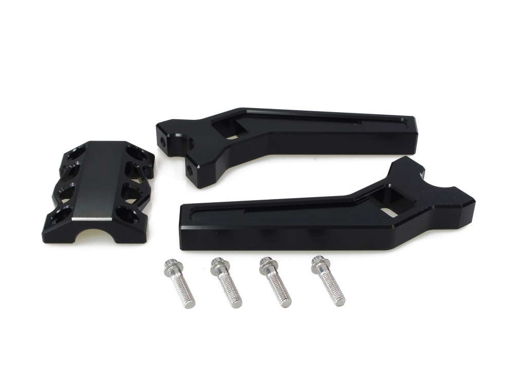 LA Choppers 8in. Pullback Performance Risers – Black. Fits 1-1/4in. Handlebar