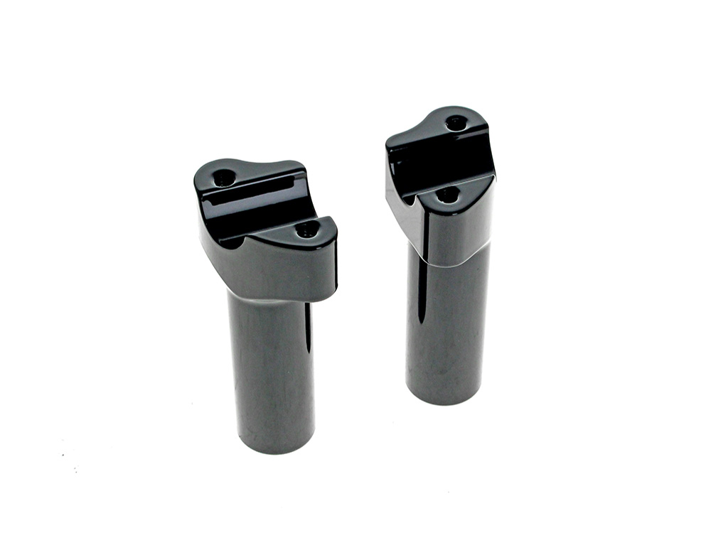 LA Choppers 4-1/2in. Tall Risers – Gloss Black. Fits 1in. Handlebar