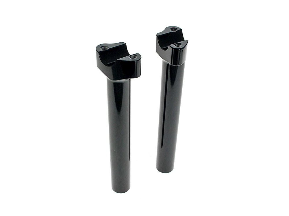 LA Choppers 9-1/2in. Tall Risers – Gloss Black. Fits 1in. Handlebar