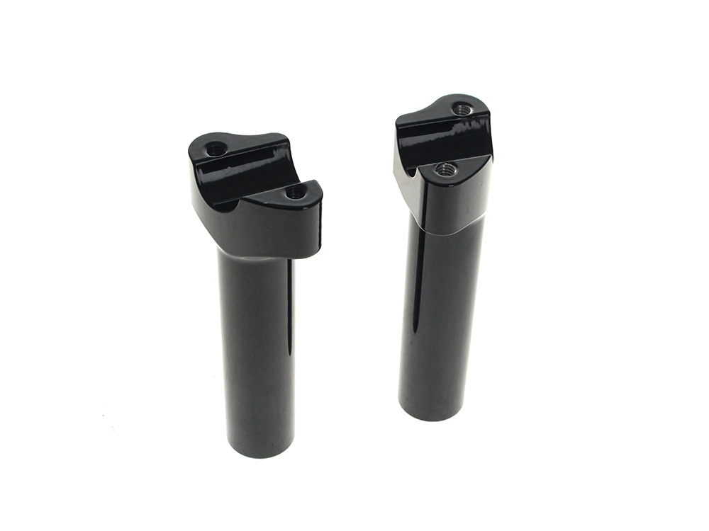 LA Choppers 6in. Tall Risers – Gloss Black. Fits 1in. Handlebar