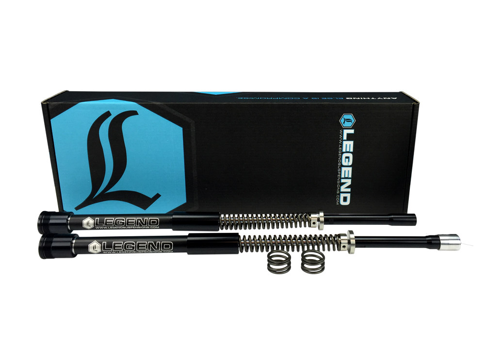 LEGEND SUSPENSION AXEO Front End Suspension. Fits CVO Road Glide 2017-2023 – With 21in. Knockout custom wheel kits: #43300494 / 43300496
