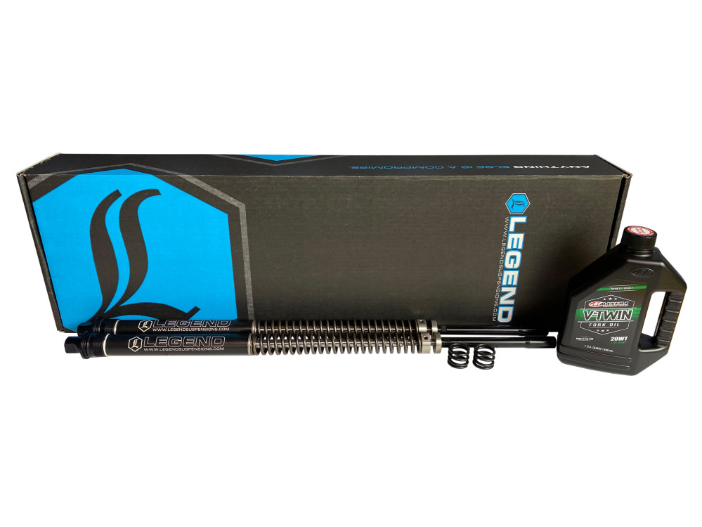 LEGEND SUSPENSION AXEO Front End Suspension. Fits FL Softail 2000-2017.