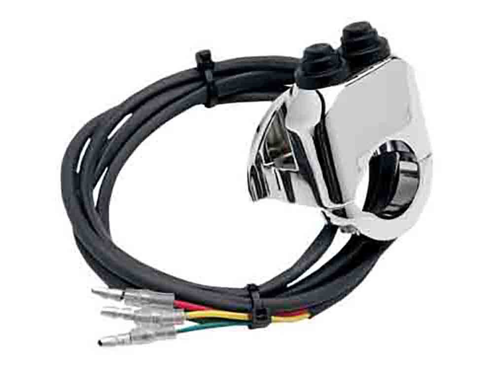 LEGEND SUSPENSION Handlebar Control Switch – Chrome. Fits 1in. or 1-1/4in. Bars Running Air Suspension.