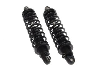 LEGEND SUSPENSION REVO-A Series, 13in. Adjustable Rear Shock Absorbers – Black. Fits Dyna 1991-2017. LEGEND SUSPENSION REVO-A Series, 13in. Adjustable Rear Shock Absorbers – Black. Fits Dyna 1991-2017.