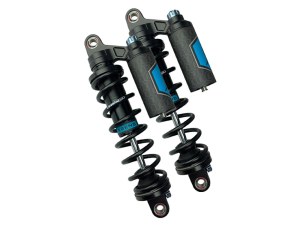 LEGEND SUSPENSION Revo ARC Piggyback Suspension. 14in. Adjustable Rear Shock Absorbers – Black. Fits Dyna 1991-2017. LEGEND SUSPENSION Revo ARC Piggyback Suspension. 14in. Adjustable Rear Shock Absorbers – Black. Fits Dyna 1991-2017.