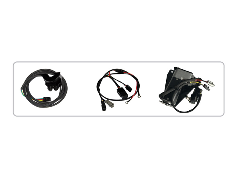 LEGEND SUSPENSION AIR-A Series, Adjustable Rear Air Shock Absorber – Black. Fits Softail 2018up.