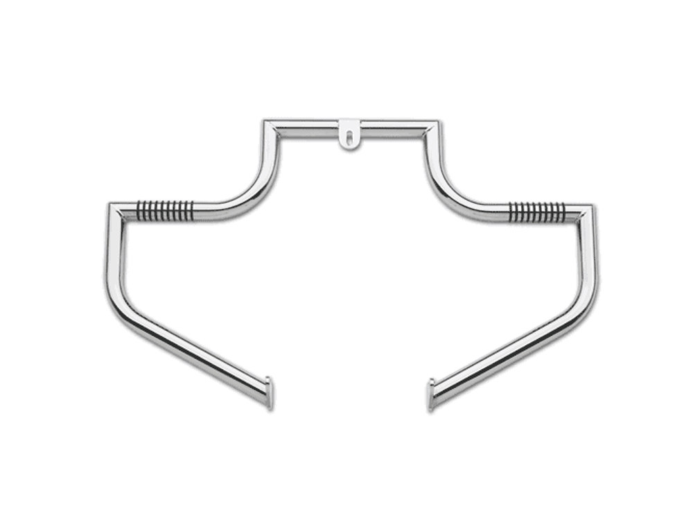 Lindby Custom Inc Linbar Engine Guard Freeway Bar – Chrome. Fits Dyna 1991-2017 with Mid Controls.