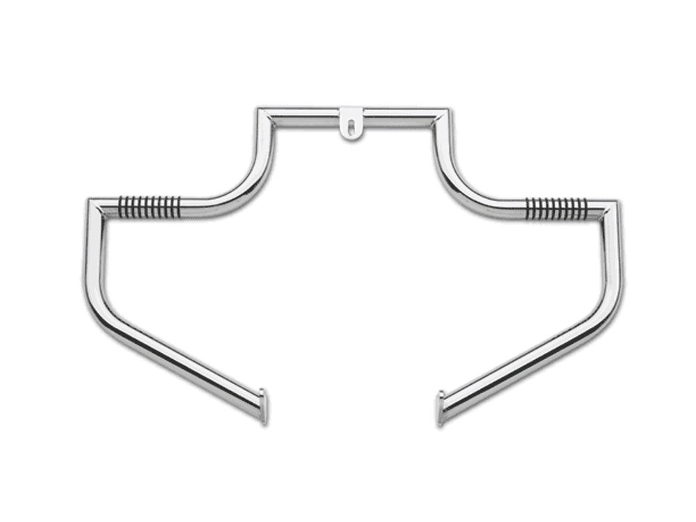 Lindby Custom Inc Linbar Engine Guard Freeway Bar – Chrome. Fits FL Softail 1986-1999.