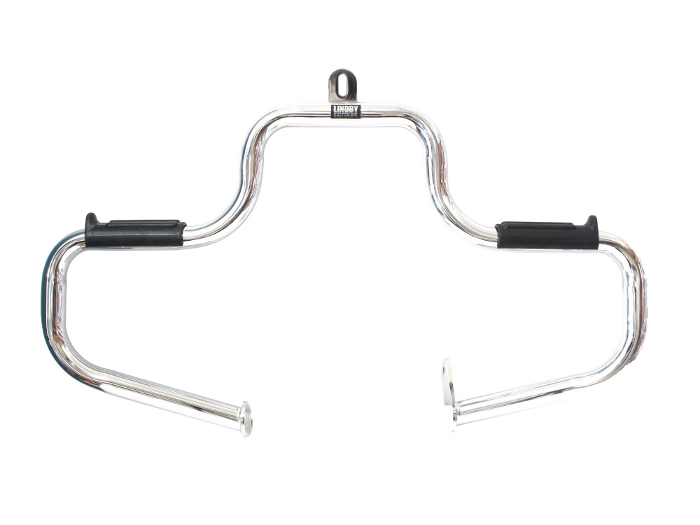 Lindby Custom Inc Multibar Engine Guard Freeway Bar – Chrome. Fits FL Softail 1986-1999.