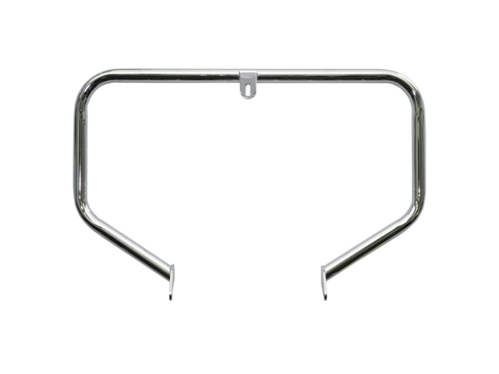 Lindby Custom Inc Unibar Engine Guard Freeway Bar – Chrome. Fits Dyna 1991-2017 with Mid Controls.