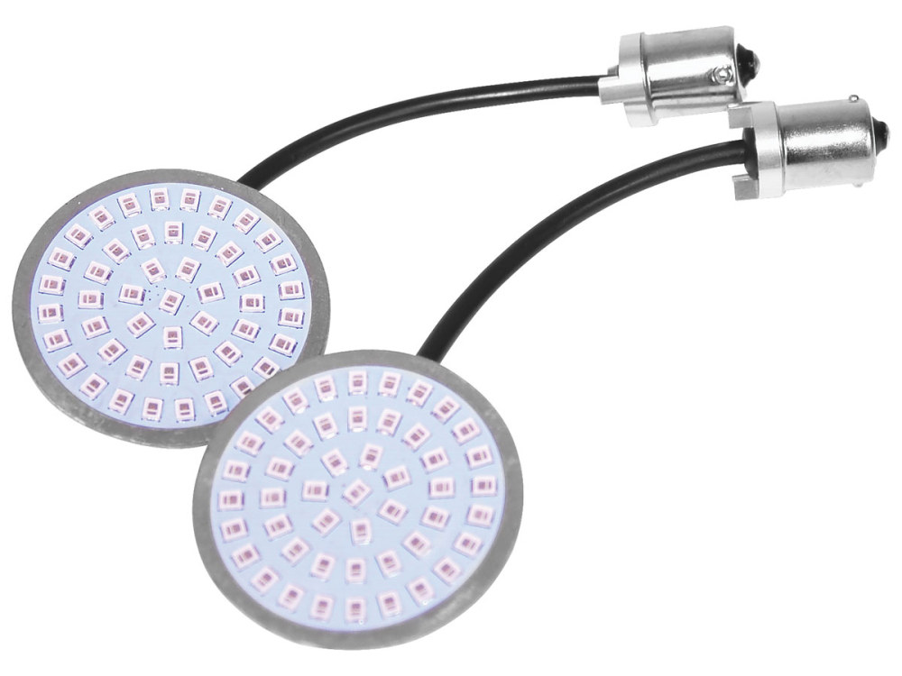 Letric Lighting Co LED Turn Signal Inserts HD 2002 Up Front or Rear Amber Standard